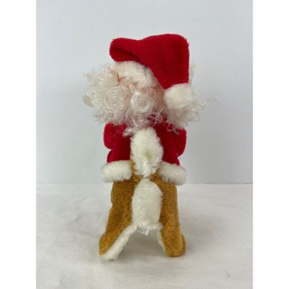 Funny Toys Co Musical Santa Claus On Reindeer RARE in Original Box Light & Sound - Picture 5 of 10